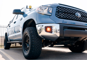 Toyota Tundra LED Pods - Cali Raised LED - 3X2 18W - Amber - `14-`21